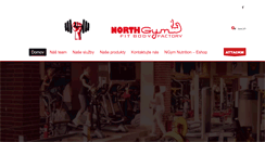 Desktop Screenshot of northgym.sk